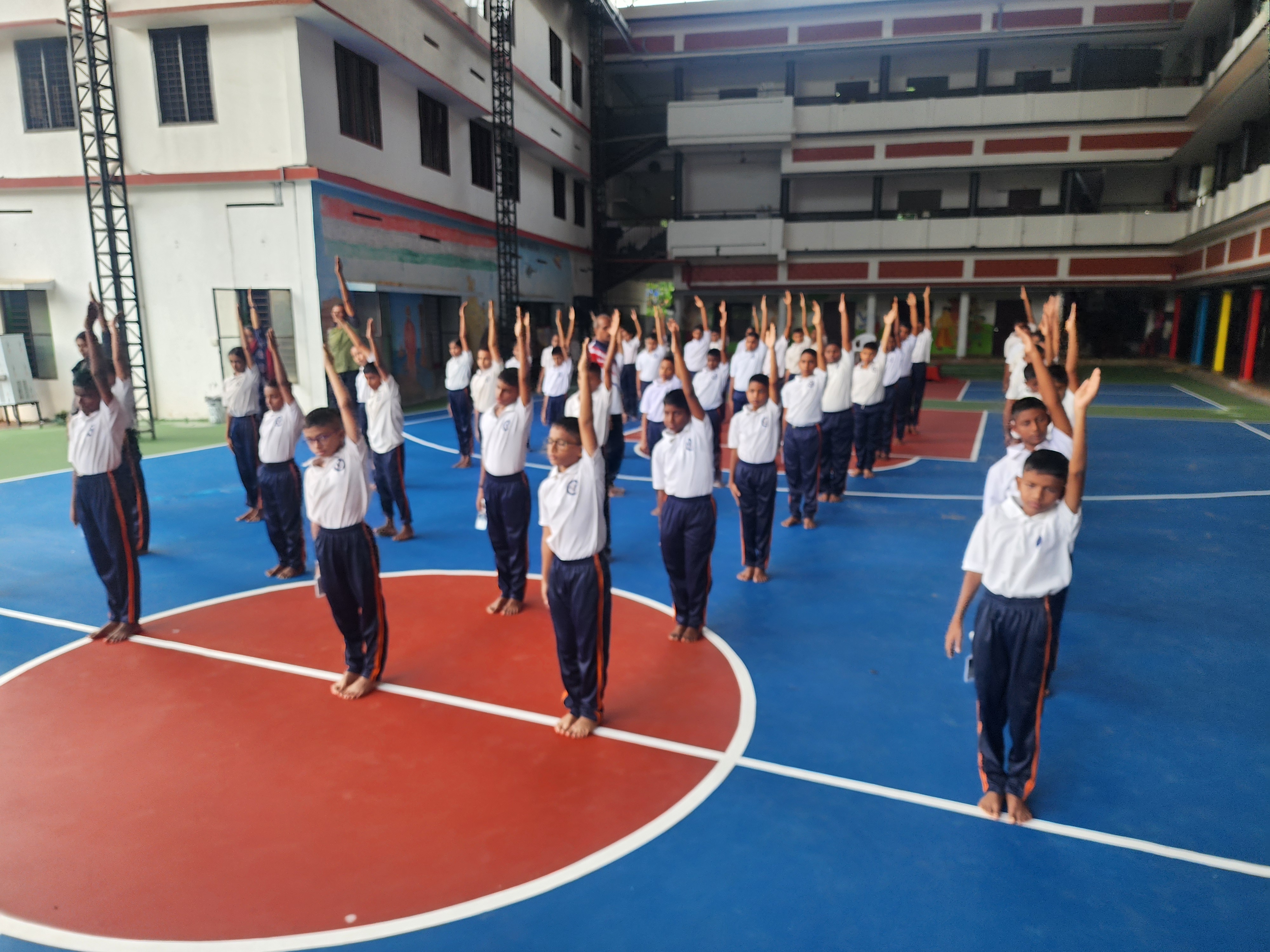 International Yoga Day — Vidyadhiraja Vidyapeetom Sainik School